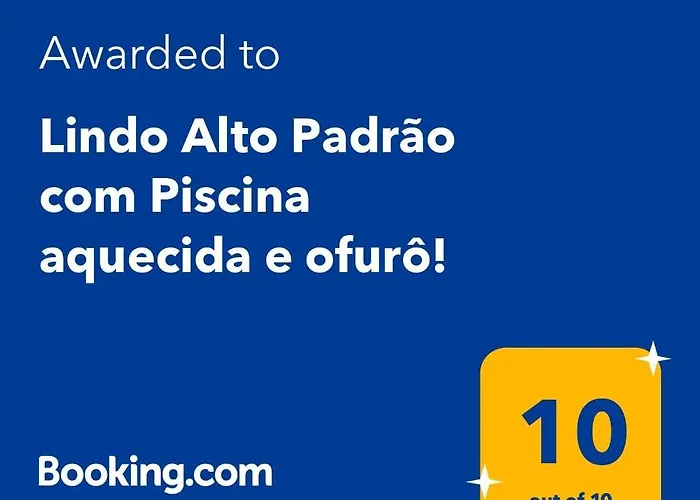 Lindo Alto Padrao Com Piscina Aquecida E Ofuro!